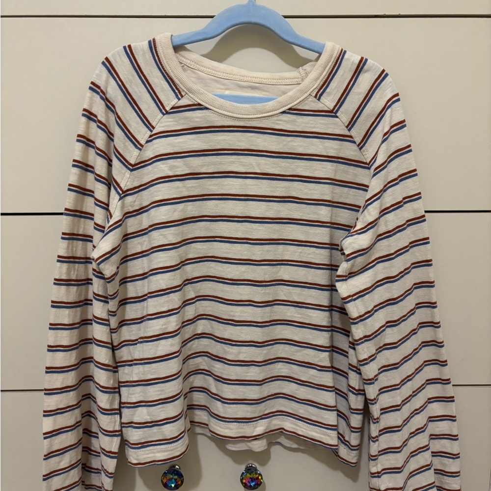 Madewell Striped Long Sleeve Shirt